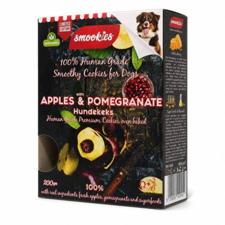 SMOOKIES APPLES & POMEGRANATE 200gr ΜΠΙΣΚΟΤΑ ΣΚΥΛΟΥ