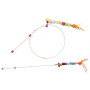 Cat toy rod 100cm with plush toy VALUE IMPORTS
