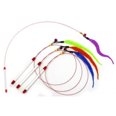 ΠΑΙΧΝΙΔΙ ΓΑΤΑΣ ΚΑΛΑΜΙ ΜΕ ΦΙΔΑΚΙ 100cm