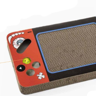 VIDEOGAME ΟΝΥΧΟΔΡΟΜΙΟ ΓΑΤΑΣ ΧΑΡΤΙΝΟ 50*28*5cm LEO PETS