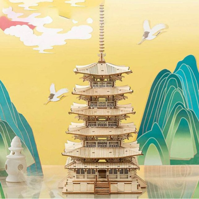 TGN02 - Five-storied Pagoda - Pet shop Petsite.gr - RoLife