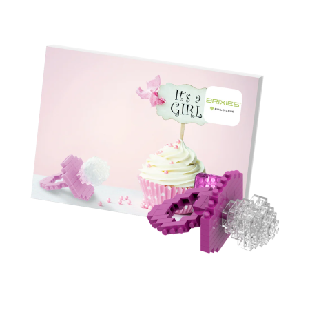 BRIXIES Postcard Baby Girl