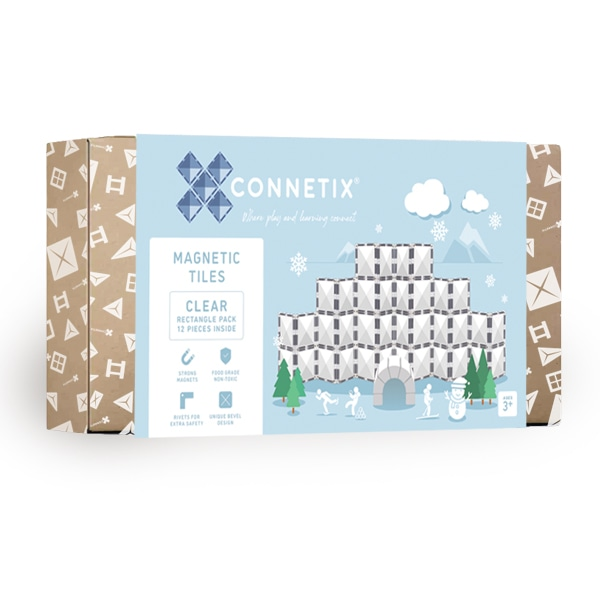 293309 - Clear Rectangle Pack 12 τεμ - Pet shop Petsite.gr - Connetix