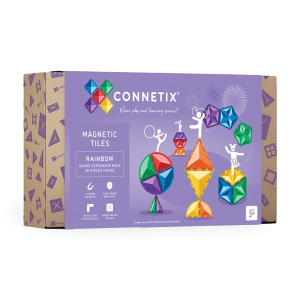 293316 - Rainbow Shape Expansion Pack 36 τεμαχίων - Pet shop Petsite.gr - Connetix