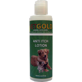 VETGOLD ANTI ITCH LOTION 200ml