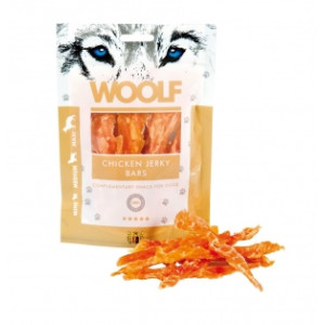 WOOLF CHICKEN JERKY BARS 100gr