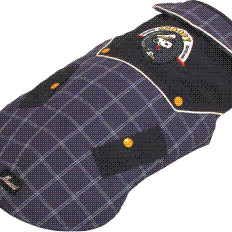 ΠΑΛΤΟΥΔΑΚΙ SNOOPΥ ΜΠΛΕ/ΚΑΡΩ 43cm